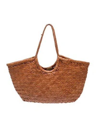 Pre-owned Dragon Diffusion Leather Hobo In Brown