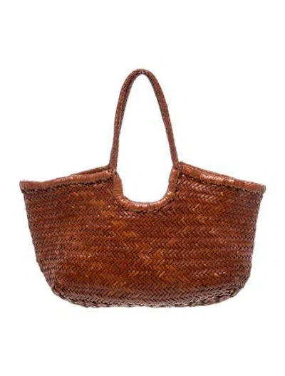 Pre-owned Dragon Diffusion Leather Hobo In Brown