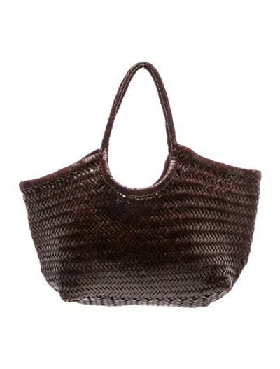 Pre-owned Dragon Diffusion Leather Hobo In Brown
