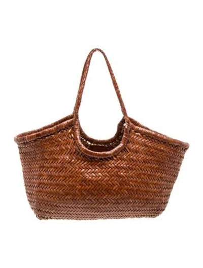 Pre-owned Dragon Diffusion Leather Hobo In Brown