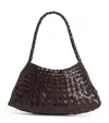 Dragon Diffusion Leather Rosanna Shoulder Bag In Brown