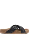 Dragon Diffusion Sandals In Black
