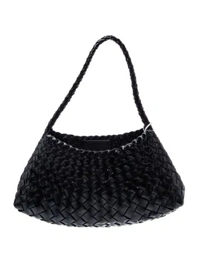 Pre-owned Dragon Diffusion Leather Shoulder Bag In Black
