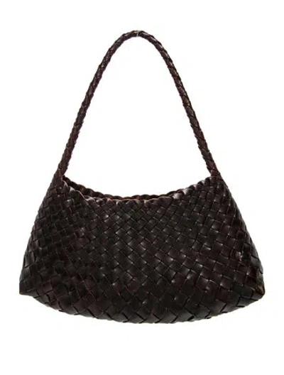 Pre-owned Dragon Diffusion Leather Shoulder Bag In Black