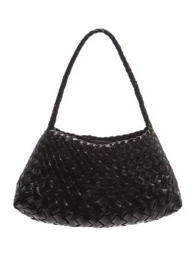 Pre-owned Dragon Diffusion Leather Shoulder Bag In Black