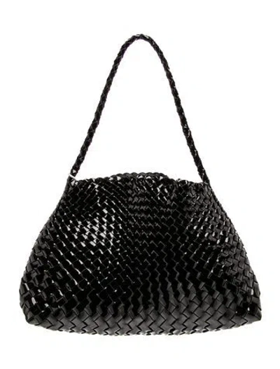 Pre-owned Dragon Diffusion Leather Shoulder Bag In Black