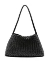 Dragon Diffusion Leather Shoulder Bag In Black