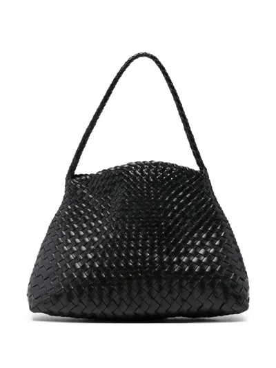 Dragon Diffusion Leather Shoulder Bag In Black