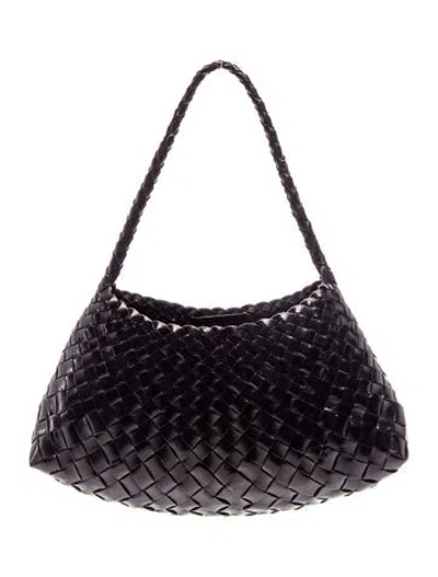 Pre-owned Dragon Diffusion Leather Shoulder Bag In Black