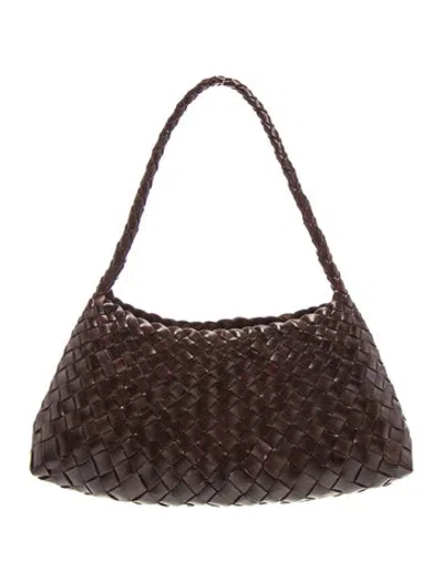 Pre-owned Dragon Diffusion Leather Shoulder Bag In Black