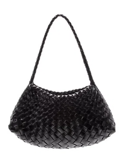Pre-owned Dragon Diffusion Leather Shoulder Bag In Black