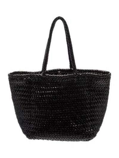 Pre-owned Dragon Diffusion Leather Shoulder Bag In Black