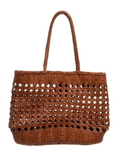 Pre-owned Dragon Diffusion Leather Shoulder Bag In Brown