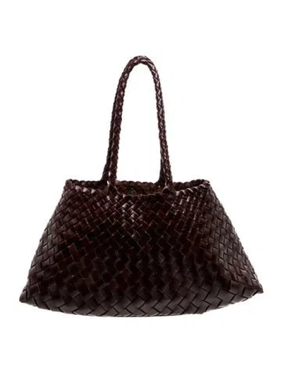 Pre-owned Dragon Diffusion Leather Shoulder Bag In Brown
