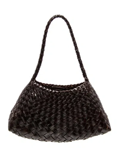 Pre-owned Dragon Diffusion Leather Shoulder Bag In Brown