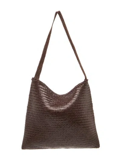 Pre-owned Dragon Diffusion Leather Shoulder Bag In Brown