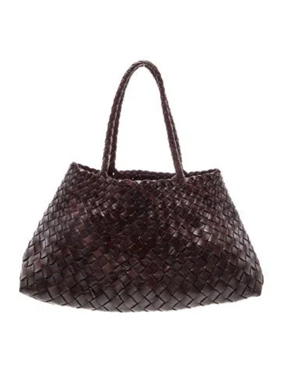 Pre-owned Dragon Diffusion Leather Shoulder Bag In Brown