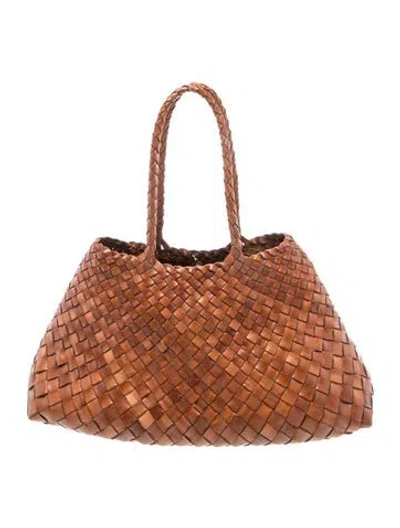 Pre-owned Dragon Diffusion Leather Shoulder Bag In Brown