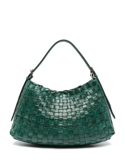 Dragon Diffusion Leather Shoulder Bag In Green