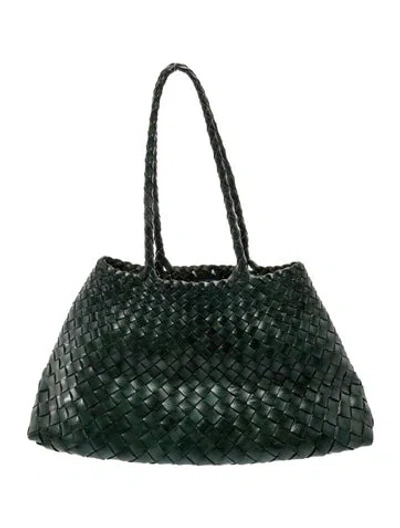 Pre-owned Dragon Diffusion Leather Shoulder Bag In Green