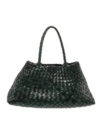 Pre-owned Dragon Diffusion Leather Shoulder Bag In Green