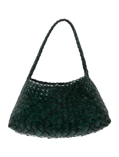 Pre-owned Dragon Diffusion Leather Shoulder Bag In Green