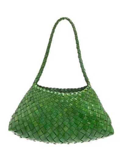 Pre-owned Dragon Diffusion Leather Shoulder Bag In Green