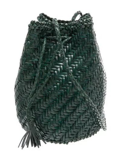 Pre-owned Dragon Diffusion Leather Shoulder Bag In Green
