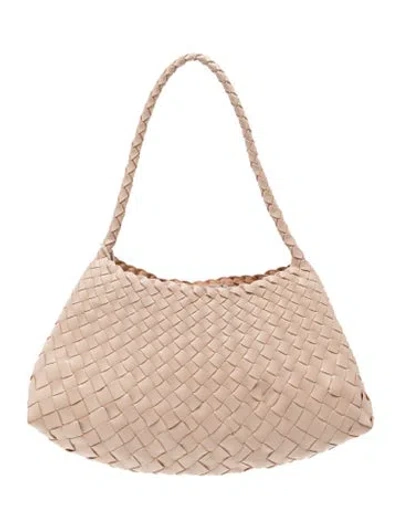 Pre-owned Dragon Diffusion Leather Shoulder Bag In Neutral