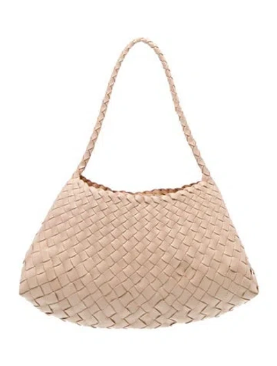 Pre-owned Dragon Diffusion Leather Shoulder Bag In Neutrals
