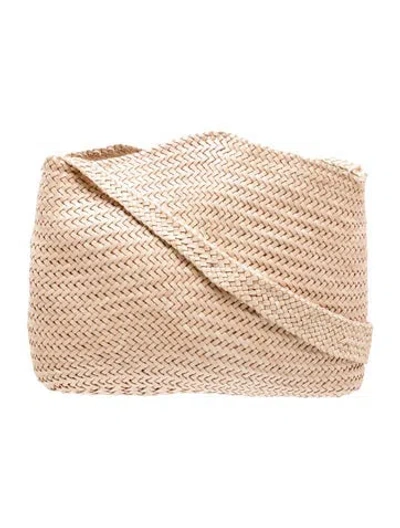 Pre-owned Dragon Diffusion Leather Shoulder Bag In Neutrals