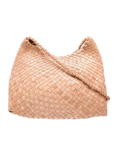 Pre-owned Dragon Diffusion Leather Shoulder Bag In Neutrals