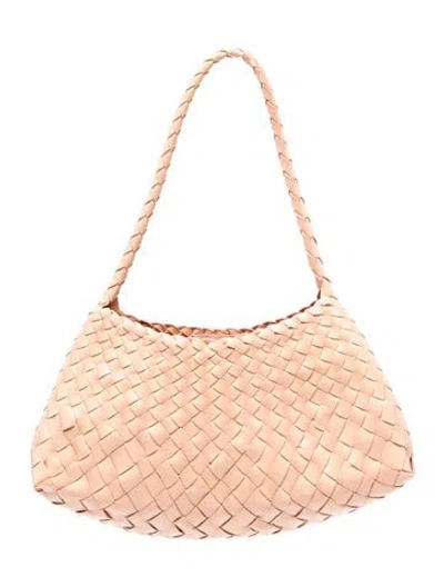 Pre-owned Dragon Diffusion Leather Shoulder Bag In Pink