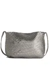 Dragon Diffusion Leather Shoulder Bag In Silver