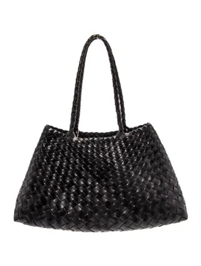 Pre-owned Dragon Diffusion Leather Shoulder Bag W/ Tags In Black
