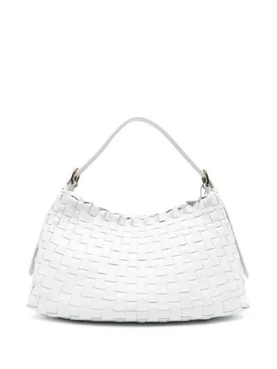 Dragon Diffusion Leather Shoulder Bag In White