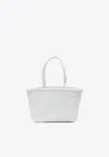 Dragon Diffusion Leather Shoulder Bag In White