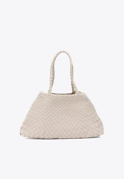 Dragon Diffusion Leather Top Handle Bag In Sand