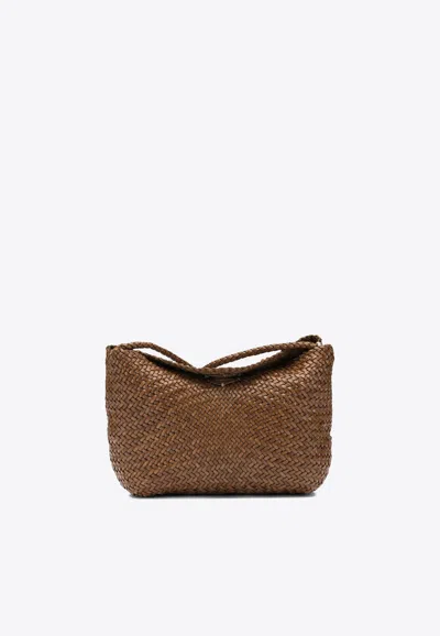 Dragon Diffusion Leather Tote Bag In Brown