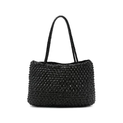 Dragon Diffusion Leather Tote Bag In Brown