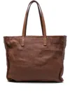 Dragon Diffusion Leather Tote Bag In Brown