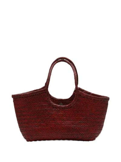 Dragon Diffusion Leather Tote Bag In Brown