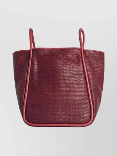DRAGON DIFFUSION LEATHER TOTE BAG DUAL HANDLES