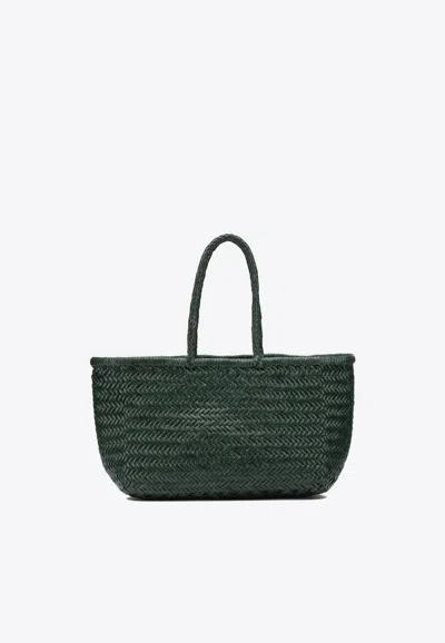 Dragon Diffusion Leather Tote Bag In Green
