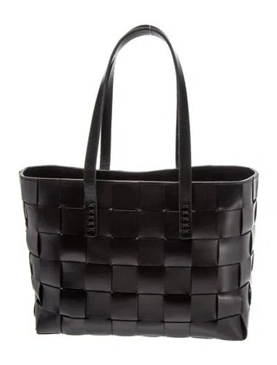 Pre-owned Dragon Diffusion Leather Tote In Black