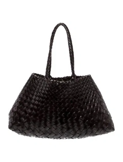 Pre-owned Dragon Diffusion Leather Tote In Brown