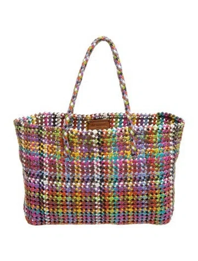 Pre-owned Dragon Diffusion Leather Tote In Pink