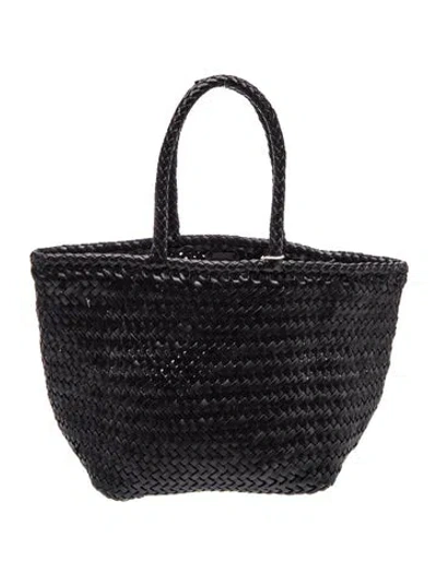 Pre-owned Dragon Diffusion Leather Tote W/ Tags In Black