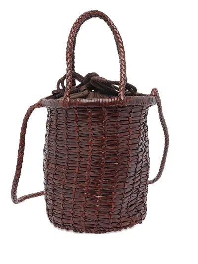 Dragon Diffusion Lina Leather Bucket Bag In Brown