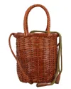 Dragon Diffusion Lina Leather Bucket Bag In Brown